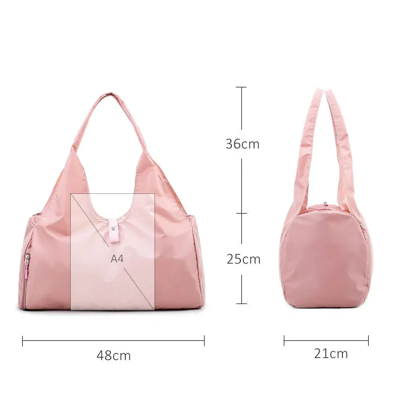 All-Purpose Gym & Yoga Bag: Durable Nylon Tote for Men & Women
