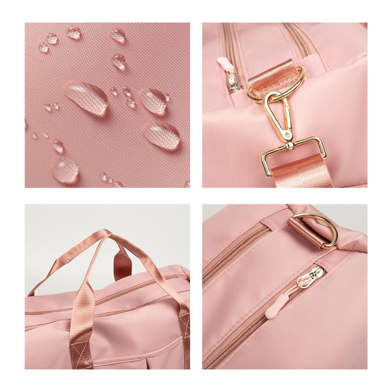 Stride Chic: Women's Gym Bag w/Shoe Spot