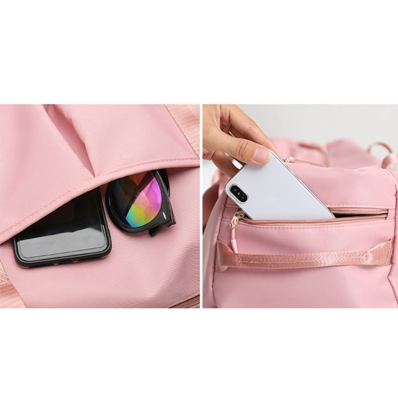 Stride Chic: Women's Gym Bag w/Shoe Spot