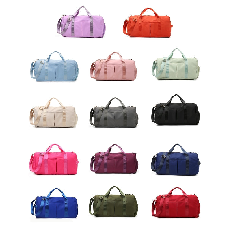Stride Chic: Women's Gym Bag w/Shoe Spot